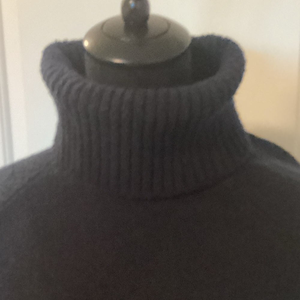 Frank and Oak The Seawool Elegant Navy Turtleneck Sweater M NWT - Picture 2 of 10